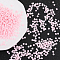 Luminous Handmade Polymer Clay Cabochons, Fashion Nail Art Decoration Accessories, Glow In The Dark, Sakura, Pearl Pink, 5x5x1mm
