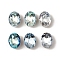 K5 Glass Rhinestone, Imitation Czech Rhinestone, Faceted, Oval, Mixed Color, 8x6x3.5mm