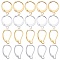 SUNNYCLUE 1 Box 80Pcs Leverback Earring Findings Huggie Hoop Earring Findings Lever Back Earring Hooks Lever Back Earring Hook Earwires for Jewelry Making Accessories DIY Dangle Earrings Supplies