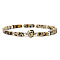 Natural Dalmatian Jasper  Stretch Bracelet, 7-1/8 inch(18cm)