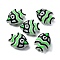 Handmade Lampwork Beads, Fish, Lime, 18x22.5x10.5mm, Hole: 1.2mm