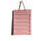 Wall-mounted Non-woven Fabric Claw Hair Clips Storage Bag, Rectangle, Light Coral, 50x35cm.