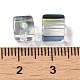 Двухцветные прозрачные стеклянные бусины GLAA-NH0001-03G-3
