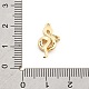 Латунные микро проложить кубического циркония подвески KK-M321-01F-G01-3