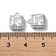 Латунные микро проложить кубического циркония подвески KK-F872-18P-3