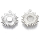 Подвески из латуни солнечное затмение KK-R130-009P-NF-2