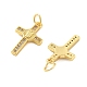 Латунные микро проложить кубического циркония подвески KK-C092-21F-G-2