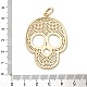 Латунные микро проложить кубического циркония подвески KK-U076-01G-4