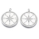 Латунные микро проложить кубического циркония подвески ZIRC-S061-169P-NF-1