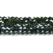 Прозрачные стеклянные бусины гальваническим пряди GLAA-F029-2mm-A25