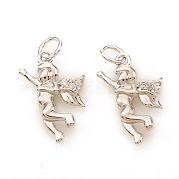 Латунные микро проложить кубического циркония подвески KK-I672-32P