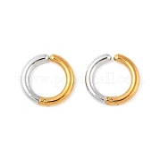 Серьги-клипсы из нержавеющей стали 304 EJEW-Z014-01G-GP