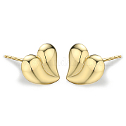 Серьги-гвоздики в форме сердца s925 JQ5379-1