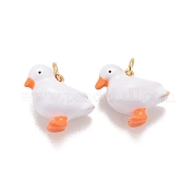Подвески из латуни с покрытием из эмали KK-I689-22G