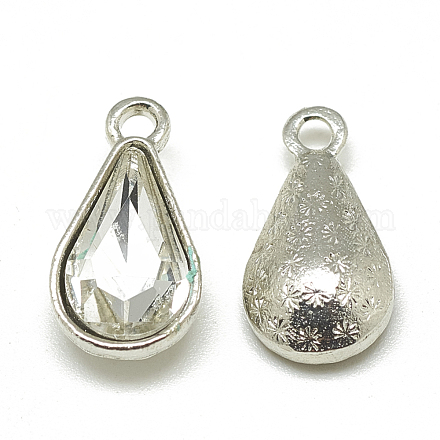 Сплав стекла подвески PALLOY-T029-8x13mm-01-1