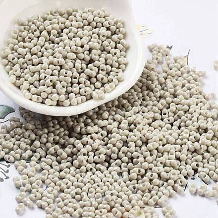 Выпечка краска стеклянные бусины SEED-A033-04R-1