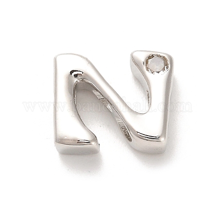 Стойки обшивки латунь кубического циркония бусы KK-L210-008P-N-1