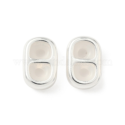 Латунные силиконовые слайд-шармы KK-C099-06B-S-1
