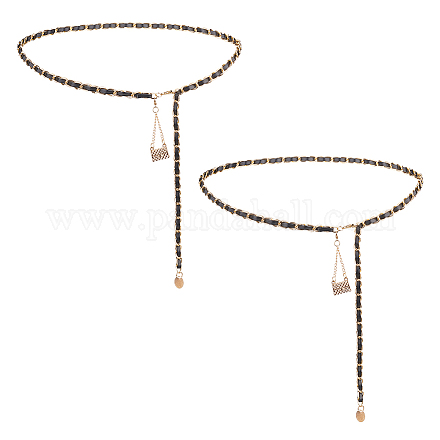 Цепи на талию из искусственной кожи AJEW-WH0413-75-1