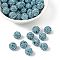 Pave Disco Ball Beads, Polymer Clay Rhinestone Beads, Grade A, Aquamarine, PP13(1.9~2mm), 10mm, Hole: 1mm