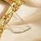 Non-Tarnish Stainless Steel Irregular Chain Necklace for Women