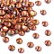 Preciosa® Crystal Hotfix Flatback Stones, Czech Crystal, Round(438 11 612 Chaton Rose VIVA 12 ®), 00030 213 Lava, SS16(3.8~4mm)