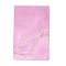 Hot Stamping Cardboard Paper Jewelry Display Cards, for Hanging Earring & Necklace, Rectangle, Pearl Pink, 9x6x0.04cm, Hole: 1.6mm