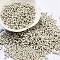 Baking Paint Glass Seed Beads, Peanut, Gainsboro, 2~2.5x4x2mm, Hole: 0.8mm, about 15000pcs/pound