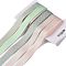 Polyester & Polycotton Ribbons Sets, for Bowknot Making, Gift Wrapping, Colorful, 5/8 inch(17mm), 5 styles, about 3.00 Yards(2.74m)/Style, 15 Yards/Set