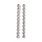 Brass Multi-Strand Links, Cadmium Free & Nickel Free & Lead Free, 10-Hole, Oval, Platinum, 44.5x4.5x2.5mm, Hole: 2mm