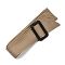 Tie a Knot Polyester Waist Belt with Plastic Buckle, for Shirt Dress Overcoat, Wheat, 67-3/8 inch(171cm)