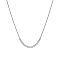 Non-Tarnish Stainless Steel Round Beaded Pendant Necklaces for Women, Stainless Steel Color, 16.54 inch(42cm)