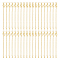 24 Sets Long-Lasting Plated Brass Chain Extender, with Lobster Claw Clasps and Bead Tips, Real 24K Gold Plated, 12x7x3mm, Hole: 3.5mm, Extend Chain: 65mm, ring: 5x1mm