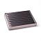 Rings Displays, with Imitation Leather and Wood, Rectangle, Black, 25.1x18.1x3.2cm