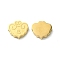 304 Stainless Steel Beads, Longevity Lock, Real 14K Gold Plated, 11x9.5x2.8mm, Hole: 1.4mm