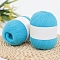 Cashmere Knitting Yarn, for Garments Scarves Sweater Shawl Hats, Deep Sky Blue, 50g/skein