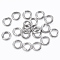 Tarnish Resistant 304 Stainless Steel Jump Rings, Open Jump Rings, Stainless Steel Color, 18 Gauge, 5x1mm, Inner Diameter: 3mm