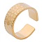 Stainless Steel Open Cuff Rings, Wide Band Rings for Women Men, Golden
