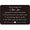Stainless Steel Blank Thermal Transfer Cards and Paper Envelopes, Gray, 80x55x0.7mm, 2pcs/set