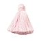 Cotton Tassel Pendants, Lavender Blush, 45~48x30~36mm