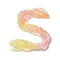 Transparent Glass Bead Strands, Segmented Multi-color Beads, Triangle, Bisque, 4.5x4x3.5mm, Hole: 1mm, about 134~137pcs/strand, 13.27~13.39''(33.7~34cm)