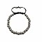Alloy Cross Bead Braided Bead Bracelet for men and women, China-Chic retro Tibetan silver transfer bead bracelet