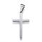 Tarnish Resistant 304 Stainless Steel Pendants, Cross, Stainless Steel Color, 32x20x3mm, Hole: 4mm