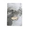 Hot Stamping Cardboard Paper Jewelry Display Cards, for Hanging Earring & Necklace, Rectangle, Gray, 9x6x0.04cm, Hole: 1.6mm