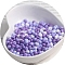 Macaron Baking Paint Glass Seed Beads, Fringe Teardrop Beads, Plum, 5mm, 10g/Set