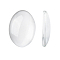 Transparent Glass Cabochons, Clear Glass Oval Cabochon for Cameo Photo Pendant Craft Jewelry Making, Clear, 25x18x5mm