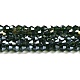 Прозрачные стеклянные бусины гальваническим пряди GLAA-F029-2mm-A25-1
