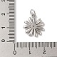 Подвески из латуни и кубического циркония KK-L216-056P-3