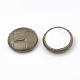 Кабошоны с покрытием из искусственной кожи WOVE-N006-02C-2