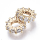 Латунные бусины из микрокубического циркония KK-N231-28-NF-2